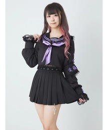 Jamie エーエヌケー（ジェイミーエーエヌケー）の「はとめいっぱいプリーツスカパン（その他パンツ）」