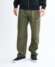 RVCA メンズ DAYSHIFT CARGO PANT ロングパンツ 【2025年秋冬モデル】/ルーカウエストウェビングバックル・裾ドローコード付きカーゴパンツ