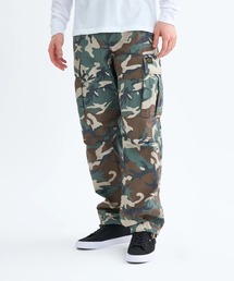 RVCA メンズ DAYSHIFT CARGO PANT ロングパンツ 【2025年秋冬モデル】/ルーカウエストウェビングバックル・裾ドローコード付きカーゴパンツ