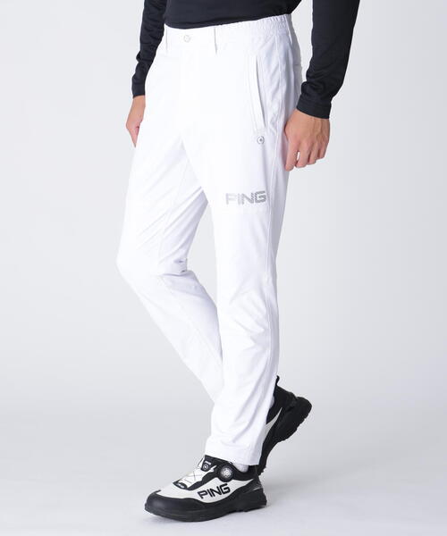 PING(ピン)の「【PING APPAREL】全方向ストレッチ ダブルフェイスヒザ切替テーパードパンツ <GOLD> (MENS)(その他パンツ・メンズ・グレー/ブラック/ホワイト・M/LL/LL1/S/L)」の2枚目の写真