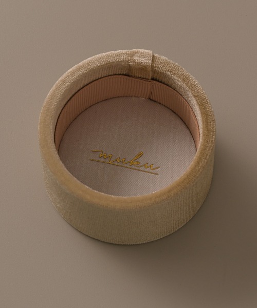muku（ムク）の「GIFT BOX/VELOUR（ラッピングキット・レディース・ベージュ・1/2）」の3枚目の写真
