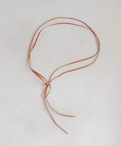 Andemiu（アンデミュウ）の「メタルベルトチャーム584550（ベルト・レディース・ブラウン/ブラック・FREE）」の2枚目の写真