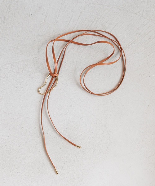 Andemiu（アンデミュウ）の「メタルベルトチャーム584550（ベルト・レディース・ブラウン/ブラック・FREE）」の11枚目の写真