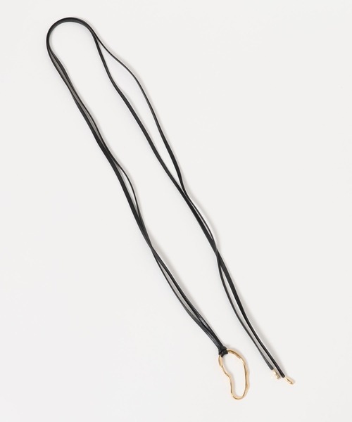 Andemiu（アンデミュウ）の「メタルベルトチャーム584550（ベルト・レディース・ブラウン/ブラック・FREE）」の8枚目の写真