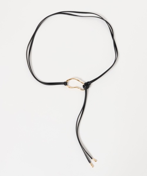 Andemiu（アンデミュウ）の「メタルベルトチャーム584550（ベルト・レディース・ブラウン/ブラック・FREE）」の7枚目の写真