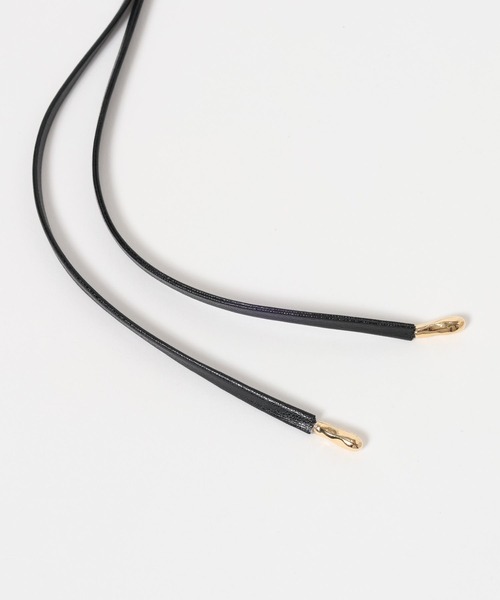 Andemiu（アンデミュウ）の「メタルベルトチャーム584550（ベルト・レディース・ブラウン/ブラック・FREE）」の5枚目の写真