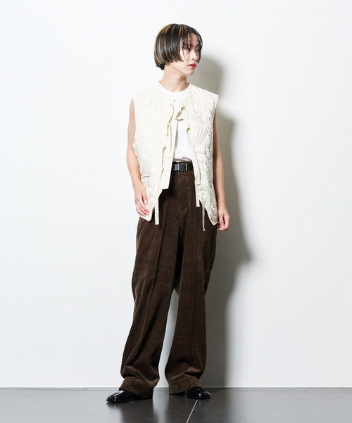 Dickies(ディッキーズ)の「Dickies 別注 CORDUROY MIDDLETHICK:パンツ(その他パンツ・レディース・ブラウン・32/34)」の2枚目の写真