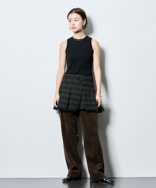 Dickies(ディッキーズ)の「Dickies 別注 CORDUROY MIDDLETHICK:パンツ(その他パンツ・レディース・ブラウン・32/34)」の4枚目の写真