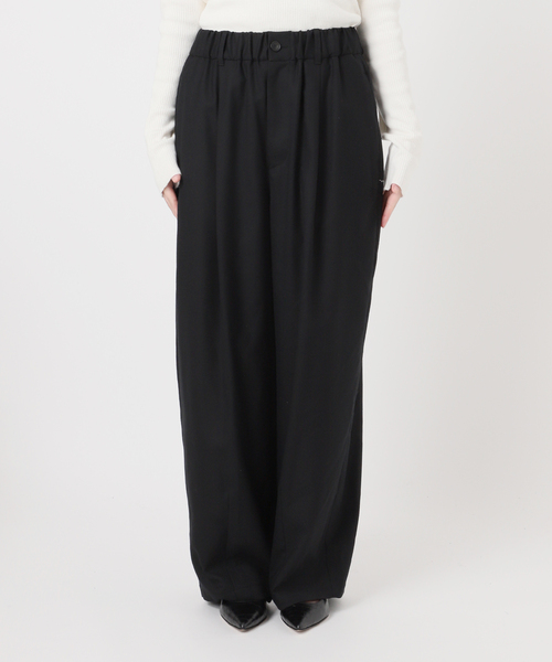 journal standard L'essage(ジャーナルスタンダードレサージュ)の「ウールツイルイージーパンツ(スラックス・レディース・チャコールグレー/ブラック・36/38)」の22枚目の写真