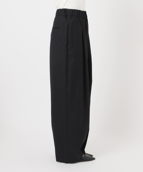 journal standard L'essage(ジャーナルスタンダードレサージュ)の「ウールツイルイージーパンツ(スラックス・レディース・チャコールグレー/ブラック・36/38)」の13枚目の写真