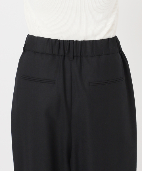 journal standard L'essage(ジャーナルスタンダードレサージュ)の「ウールツイルイージーパンツ(スラックス・レディース・チャコールグレー/ブラック・36/38)」の14枚目の写真