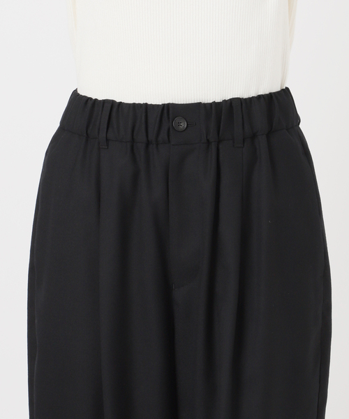 journal standard L'essage(ジャーナルスタンダードレサージュ)の「ウールツイルイージーパンツ(スラックス・レディース・チャコールグレー/ブラック・36/38)」の15枚目の写真