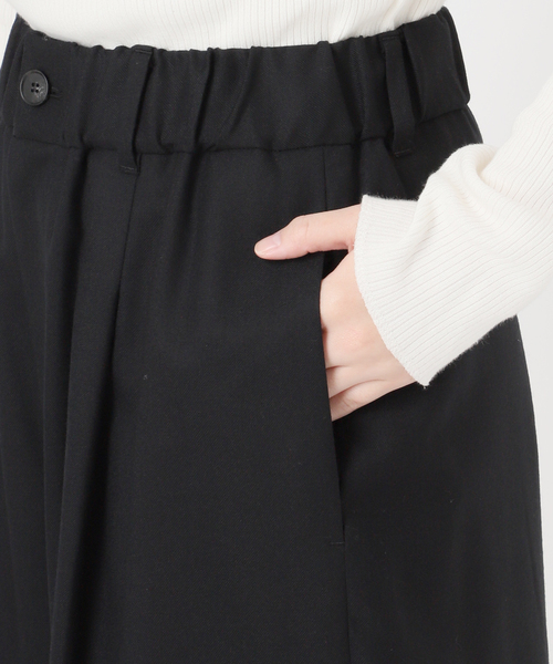 journal standard L'essage(ジャーナルスタンダードレサージュ)の「ウールツイルイージーパンツ(スラックス・レディース・チャコールグレー/ブラック・36/38)」の16枚目の写真