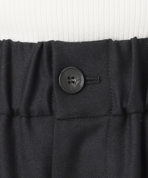journal standard L'essage(ジャーナルスタンダードレサージュ)の「ウールツイルイージーパンツ(スラックス・レディース・チャコールグレー/ブラック・36/38)」の7枚目の写真
