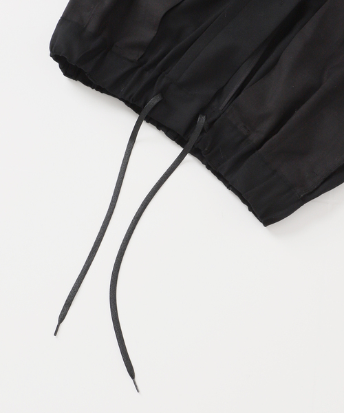 journal standard L'essage(ジャーナルスタンダードレサージュ)の「ウールツイルイージーパンツ(スラックス・レディース・チャコールグレー/ブラック・36/38)」の3枚目の写真