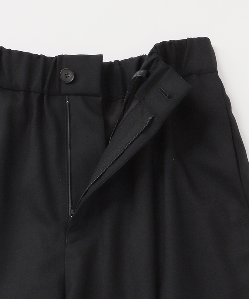 journal standard L'essage(ジャーナルスタンダードレサージュ)の「ウールツイルイージーパンツ(スラックス・レディース・チャコールグレー/ブラック・36/38)」の4枚目の写真