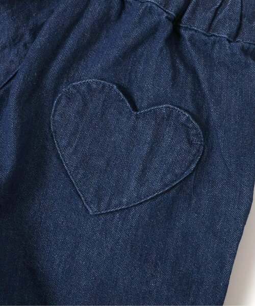 apres les cours（アプレレクール）の「【ジュニア対応】ハートポケットショートパンツ（その他パンツ・キッズ・ベージュ/インディゴブルー/チェック・90/100/110/120/80/130/140）」の20枚目の写真