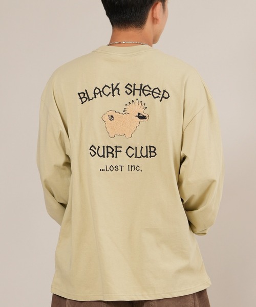 セール】LOST/ロスト 長袖 Tシャツ ロンT メンズ バックプリント ロゴ