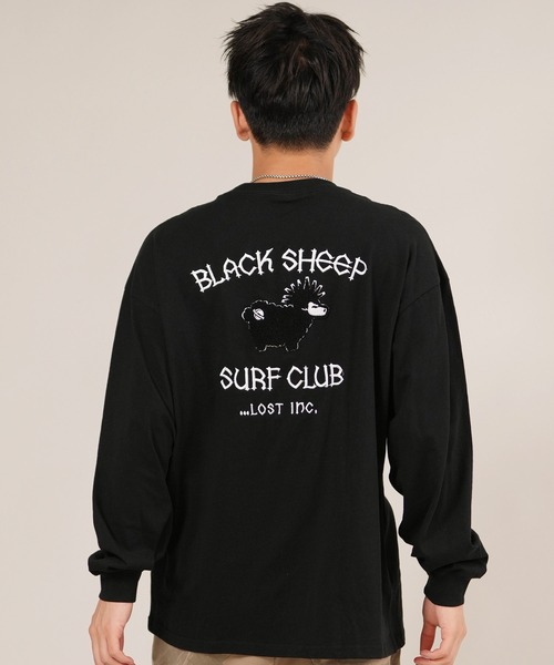 セール】LOST/ロスト 長袖 Tシャツ ロンT メンズ バックプリント ロゴ