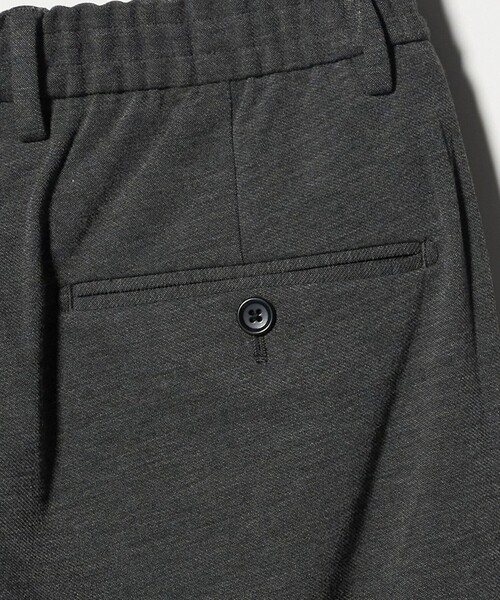 green label relaxing（グリーンレーベルリラクシング）の「エブリット ナイロンレーヨンポリウレタン ジャージー カルゼ スタンダード スラックス（スラックス・メンズ・ブラック/グレー系・M/S/XL/L）」の13枚目の写真