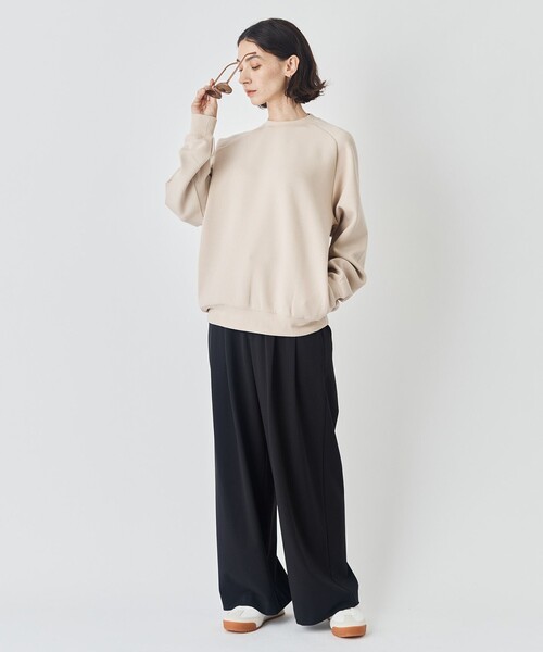 UNFILO(アンフィーロ)の「マイビューティ タックワイドパンツ(その他パンツ・レディース・グレー系/ブラック系/ベージュ系/ダークブラウン系・X-SMALL/SMALL/MEDIUM/MT/LARGE)」の14枚目の写真