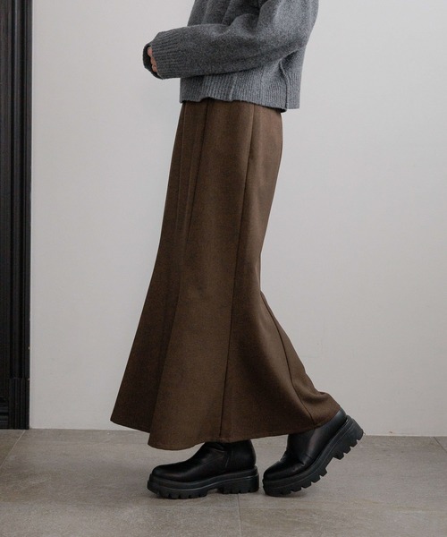セール】ウールライクマーメイドスカート 580753（スカート）｜LOWRYS