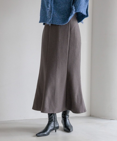 LOWRYS FARM（ローリーズファーム）の「ウールライクマーメイドスカート 580753（スカート・レディース・ブラウン/チャコールグレー/ブラック/アイボリー・SMALL/MEDIUM/LARGE）」の4枚目の写真