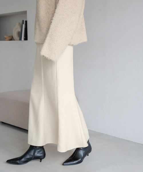 LOWRYS FARM（ローリーズファーム）の「ウールライクマーメイドスカート 580753（スカート・レディース・ブラウン/チャコールグレー/ブラック/アイボリー・SMALL/MEDIUM/LARGE）」の19枚目の写真