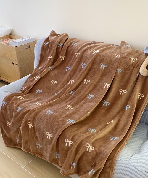 セール】イラスト 総柄ふわふわブランケット（ブランケット）｜SHEPP