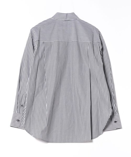 MICHAEL KORS（マイケルコース）の「オーバーサイズ ストライプ コットン ポプリン シャツ（シャツ/ブラウス・レディース・ブラック・S/XS/M）」の2枚目の写真
