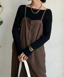 DouDou | ボートネックリブニット(ニット/セーター)