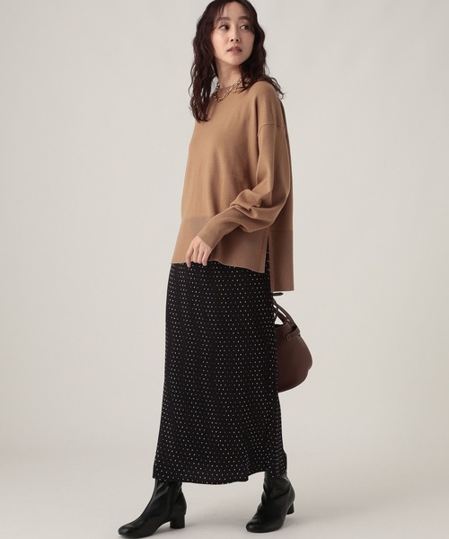 Elura（エルーラ）の「プリーツスカート/603718（スカート・レディース・チャコールグレー/ホワイト/ブラック/キャメル・MEDIUM/LARGE）」の11枚目の写真