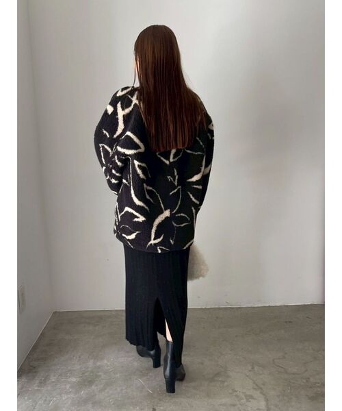 LAGUNAMOON(ラグナムーン)の「【REVIVAL】リバーシブルボアブルゾン(ブルゾン・レディース・アイボリー/ブラック・FREE)」の7枚目の写真