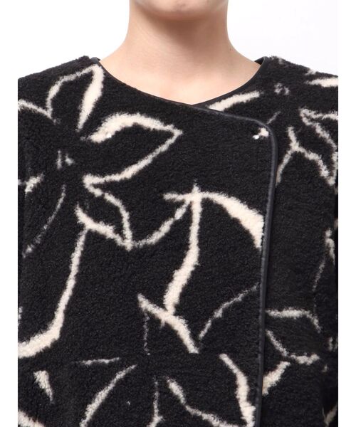 LAGUNAMOON（ラグナムーン）の「【REVIVAL】リバーシブルボアブルゾン（ブルゾン・レディース・アイボリー/ブラック・FREE）」の14枚目の写真