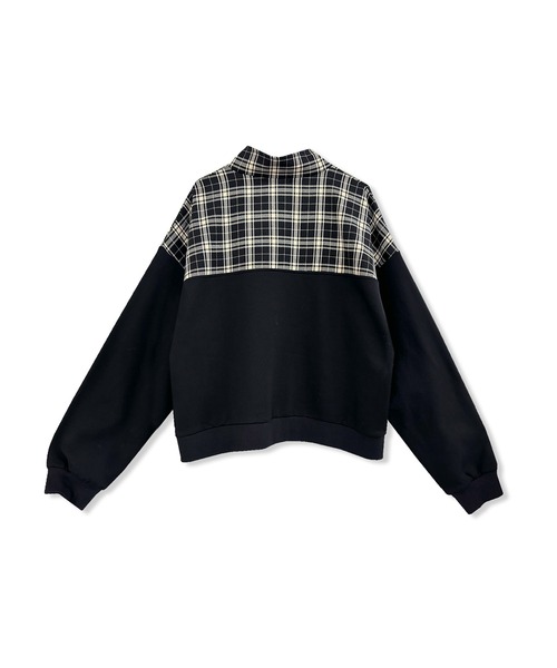 ANDGEEBEE（アンジービー）の「UNISEX チェックドッキングスウェット（スウェット・レディース・ブラック/ネイビー・FREE）」の17枚目の写真