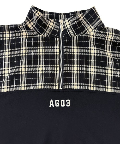 ANDGEEBEE（アンジービー）の「UNISEX チェックドッキングスウェット（スウェット・レディース・ブラック/ネイビー・FREE）」の16枚目の写真