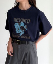 【GEVACO/ゲバコ】フロントプリントTシャツ