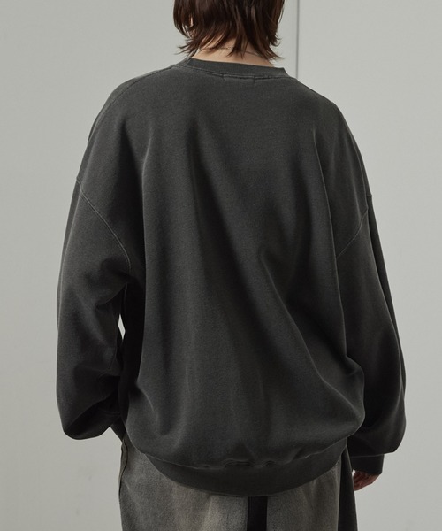Alfred Alex(アルフレッドアレックス)の「【Alfred Alex】ヴィンテージ加工ピグメント アソートグラフィックオーバーサイズスウェット(スウェット・メンズ・ダークブラウン/ブラック系/ワイン/ブラック/ブルー/ブラック系2・L/M)」の14枚目の写真