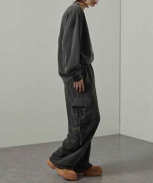 Alfred Alex(アルフレッドアレックス)の「【Alfred Alex】ヴィンテージ加工ピグメント アソートグラフィックオーバーサイズスウェット(スウェット・メンズ・ダークブラウン/ブラック系/ワイン/ブラック/ブルー/ブラック系2・L/M)」の19枚目の写真