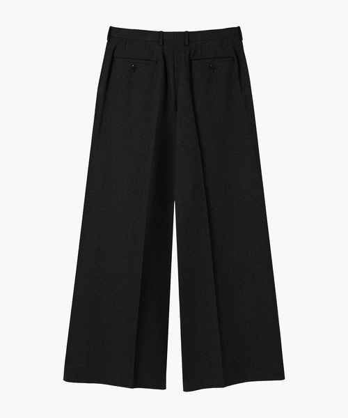 LAD MUSICIAN(ラッドミュージシャン)の「ESTER SERGE WIDE FLARE SLACKS(スラックス・メンズ・ブラック・42/44/46)」の2枚目の写真