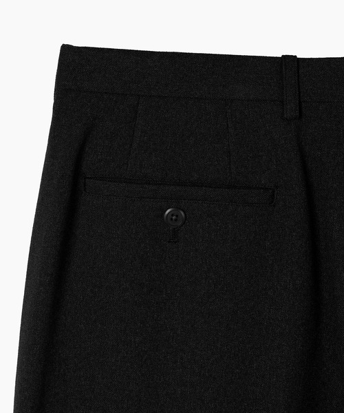 LAD MUSICIAN(ラッドミュージシャン)の「ESTER SERGE WIDE FLARE SLACKS(スラックス・メンズ・ブラック・42/44/46)」の4枚目の写真
