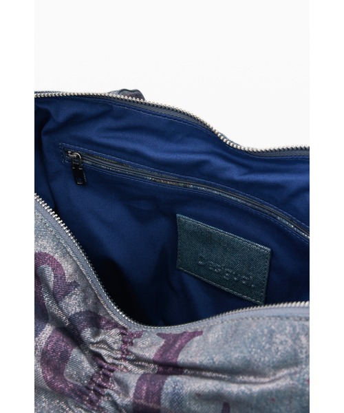 Desigual（デシグアル）の「ギャザー サイドリボン デニム中型ハンドバッグ 2026年春夏 新作（ハンドバッグ・レディース・マルチ・FREE）」の5枚目の写真