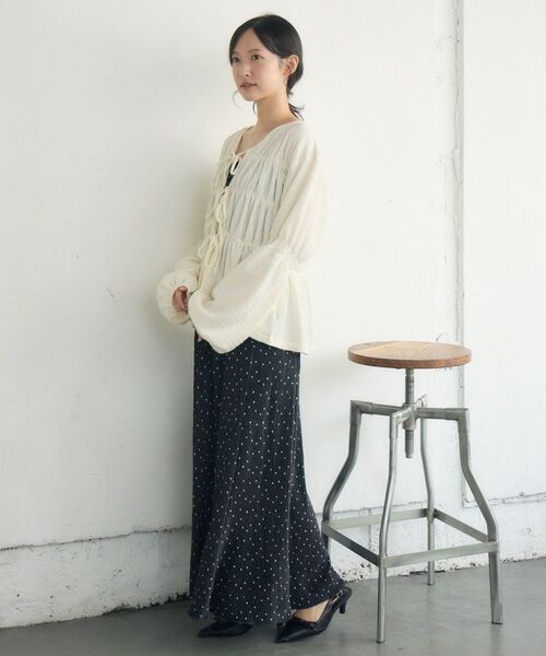 RETRO GIRL(レトロガール)の「ベロア細プリーツSK(スカート・レディース・ブラック/ブラウン/レオパード/ブラック系その他4・FREE)」の16枚目の写真