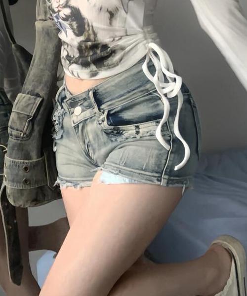 HALEY PESCA/Y2K マイクロミニ丈 デニムパンツ（デニムパンツ）｜HALEY