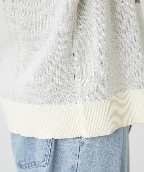 DOD(ディーオーディー)の「【DOD】【ユニセックス】アノトキノペグニット(ニット/セーター・メンズ・オフホワイト/ブラック・MEDIUM/ONE SIZE/LARGE)」の9枚目の写真