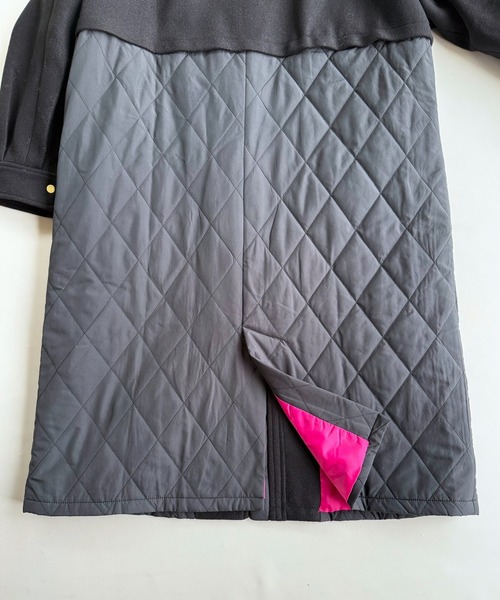 Q(キュー)の「キルトドッキングコート(その他アウター・レディース・ライトベージュ/ブラック・MEDIUM)」の17枚目の写真