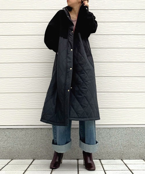 セール】キルトドッキングコート（その他アウター）｜Q（キュー）の
