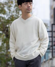 URBAN RESEARCH ROSSO MEN（アーバンリサーチロッソメン）の「『XLサイズあり』ハミルトンラムズウールVネックニット（ニット/セーター）」