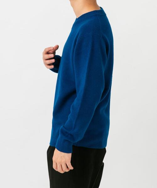 URBAN RESEARCH ROSSO MEN（アーバンリサーチロッソメン）の「『XLサイズあり』ハミルトンラムズウールVネックニット（ニット/セーター・メンズ・ネイビー/ブルー/ベージュ系その他/ベージュ/ブラック/チャコールグレー/ホワイト・X-LARGE/SMALL/LARGE/MEDIUM）」の10枚目の写真