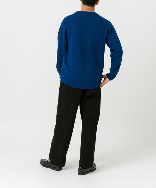 セール】『XLサイズあり』ハミルトンラムズウールVネックニット